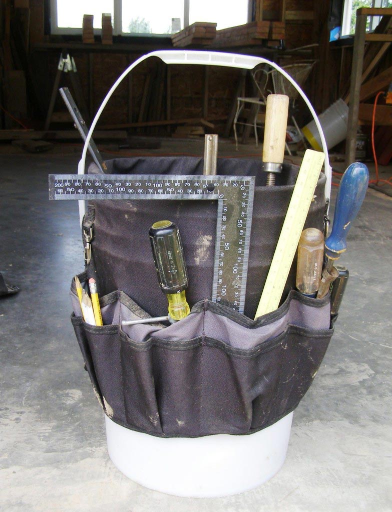 bucket tool storage idea