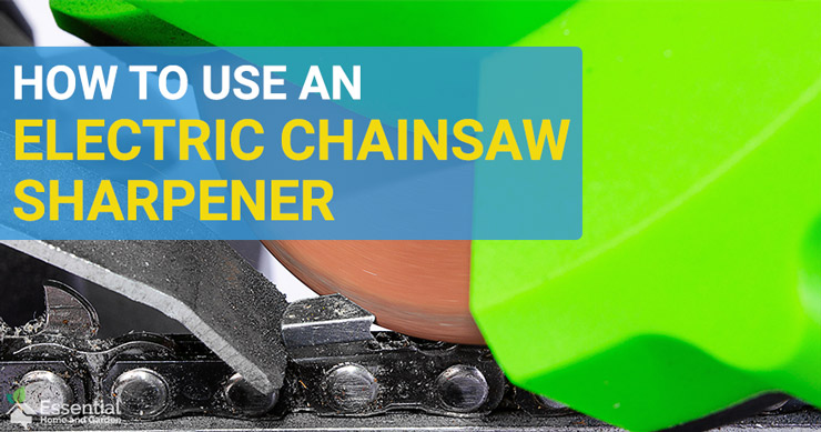 How To Sharpen a Chainsaw Blade With An Electric Sharpener