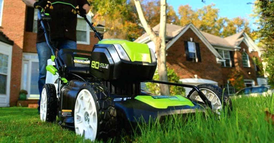 Greenworks 80v battery powered mower