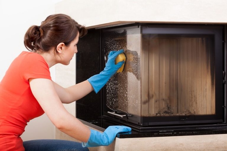 How To Clean Fireplace Glass Doors For Crystal Clear Glass