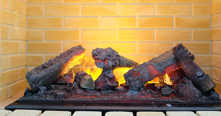 The Most Realistic Electric Fireplace, No Heat Fireplace Logs