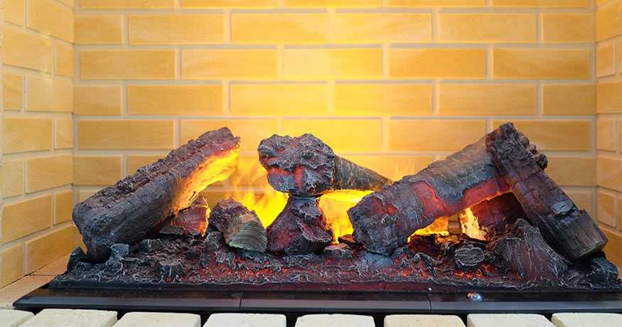 most realistic electric fireplace