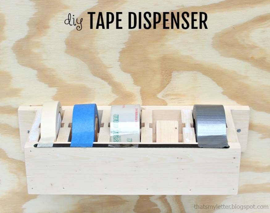 diy tape dispenser