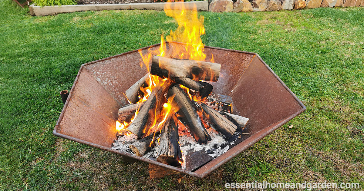 How to Start a Fire In a Fire Pit - Essential Home and Garden