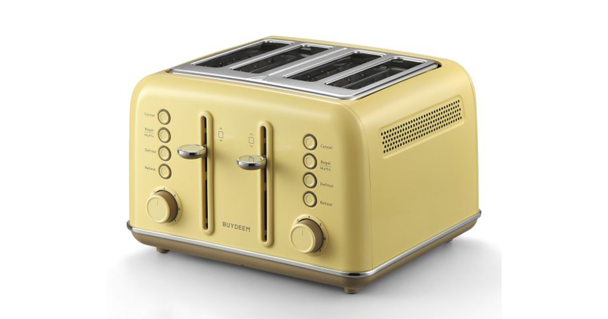 Vintage-Style Buydeem Toaster Review (with Sonia's help!) - The Frugal Girl