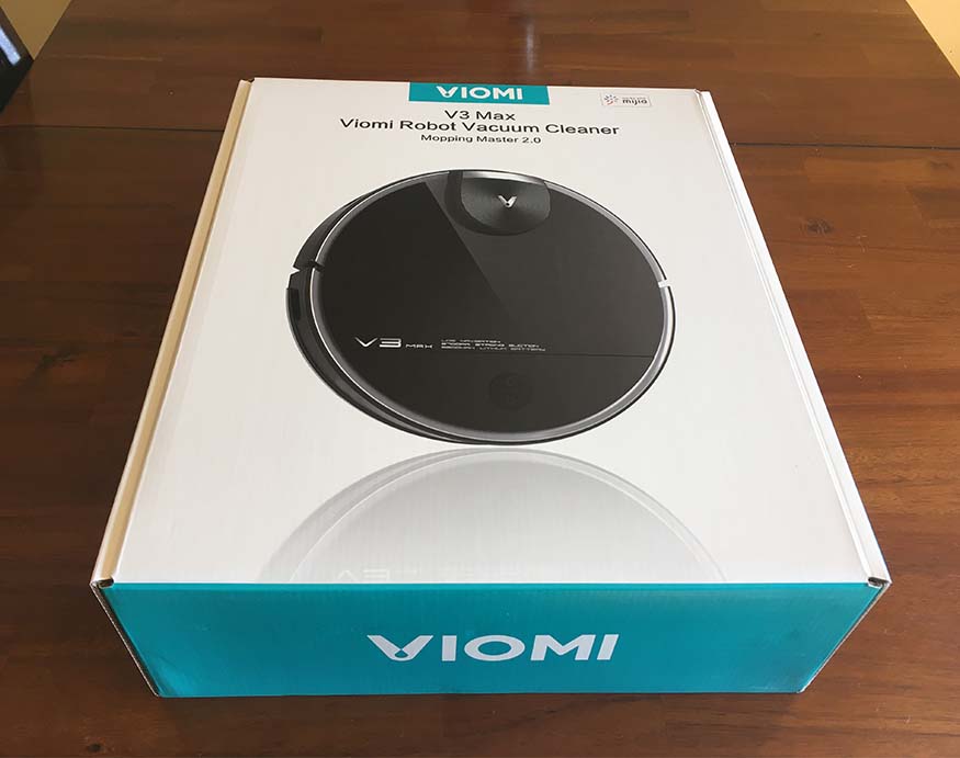 packaging of the Viomi V3 Max