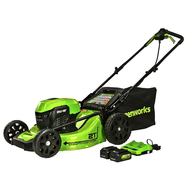 Greenworks 48V 21-Inch Self Propelled Battery Lawn Mower