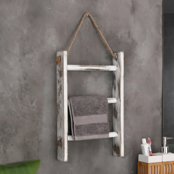 Ladder Wall Mounted Towel Rack