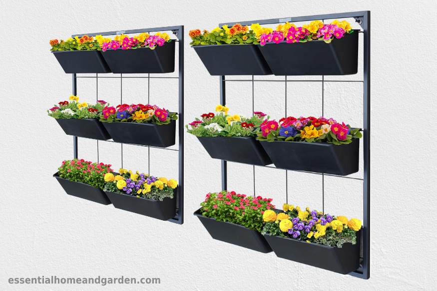 Wire Vertical Wall Planter