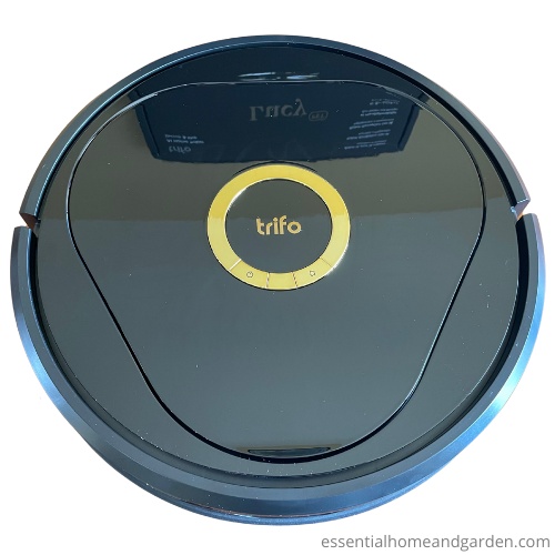 top view of the Trifo Lucy Pet Robotic Vacuum