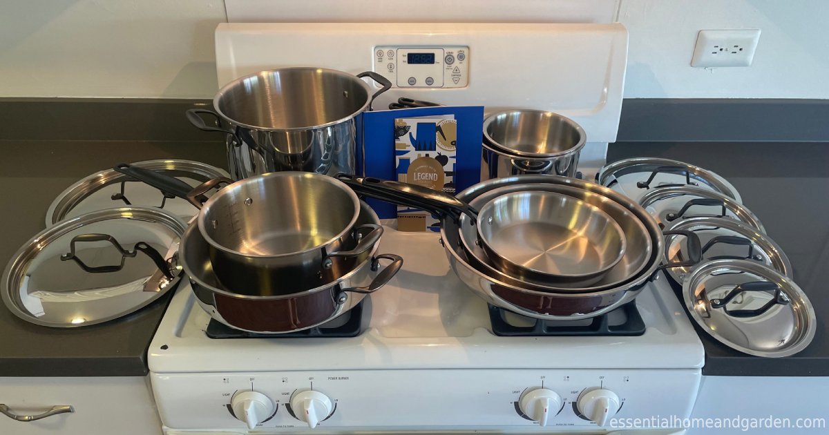 Legend 14 pc Copper Core Stainless Steel Pots & Pans Set