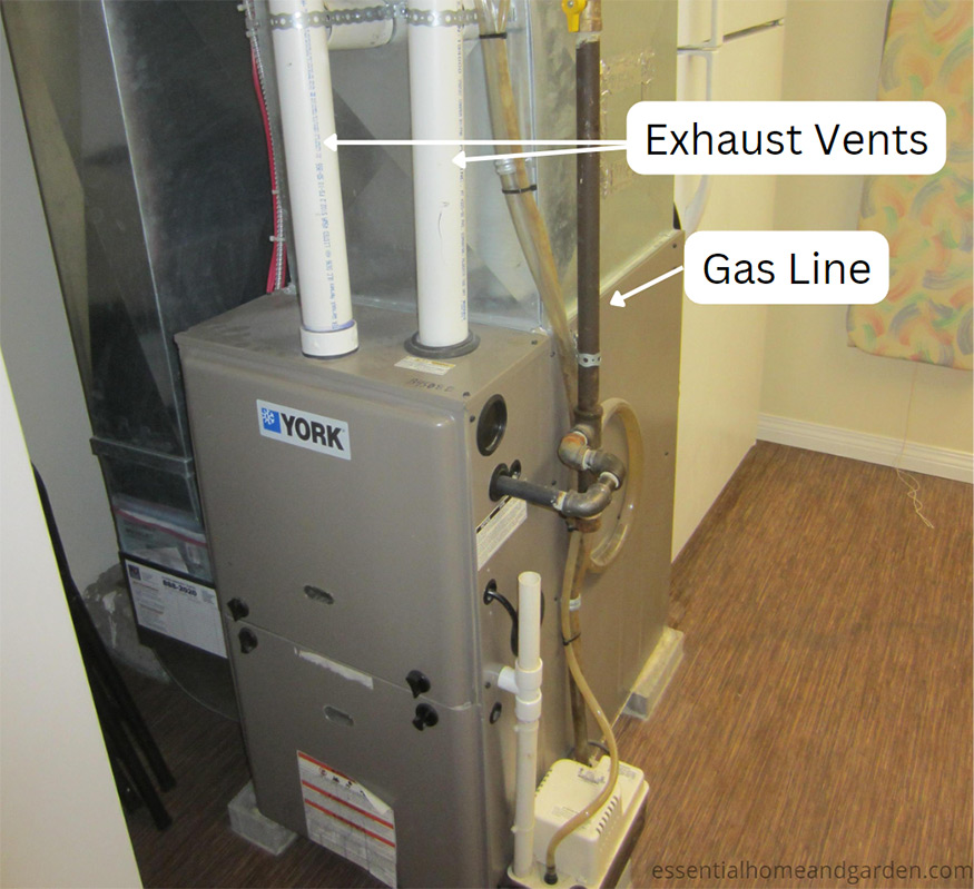 features of a gas central heater