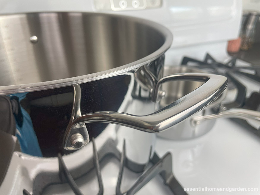 5 ply stainless legend cookware handles