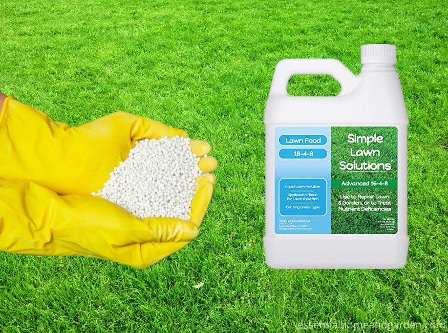 liquid and granular fertilizer