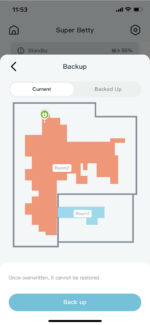 yeedi cube app creating second map
