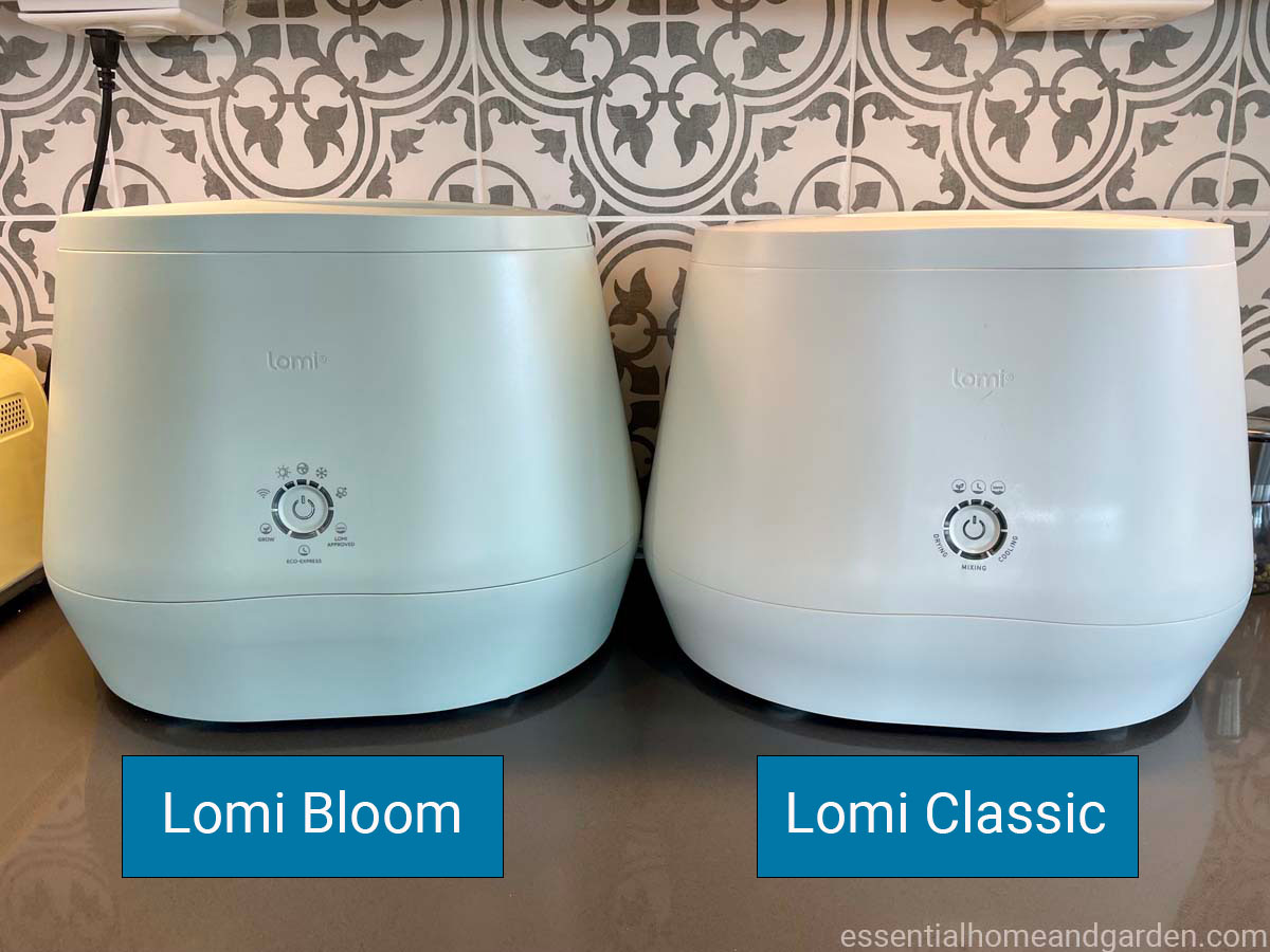 a lomi bloom and lomi classic next to each other