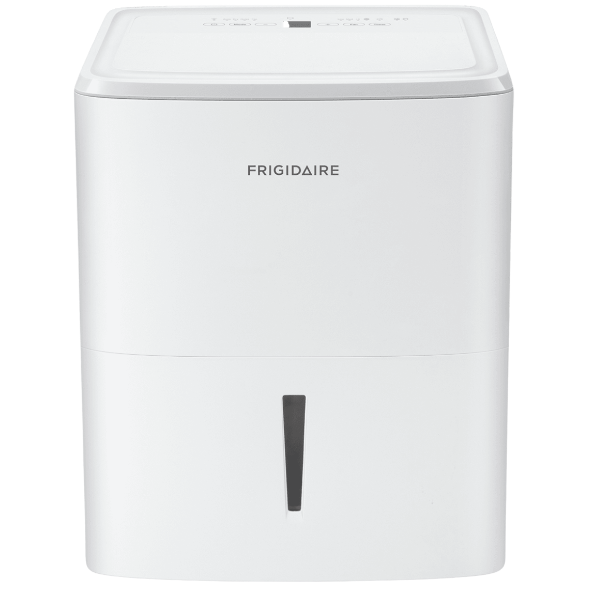 Frigidaire 35 pint Energy Star dehumidifier with top mounted touch controls